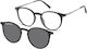 Sunoptic Trc-195 49 Magnetic Clip-On Prescription Eyeglass Frames