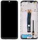 Οθόνη mit Touch-Mechanismus und Rahmen für Xiaomi Redmi 10C, Poco C40 (Schwarz)
