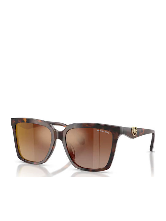 Michael Kors Menaggio Women's Sunglasses with Brown Tartaruga Plastic Frame and Brown Gradient Mirror Lens MK2256U 4031AO