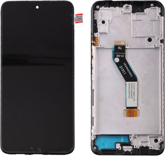 Οθόνη με Μηχανισμό Αφής και Πλαίσιο για Xiaomi Redmi Note 11S 5G, Note 11 5G, Poco M4 Pro 5G (Μαύρο)