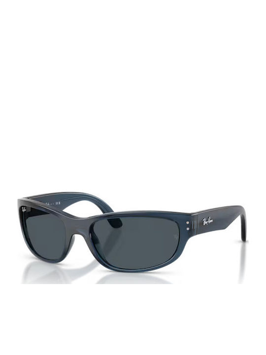 Ray Ban Unisex Γυαλιά Ηλίου με Μπλε Κοκκάλινο Σκελετό και Μπλε