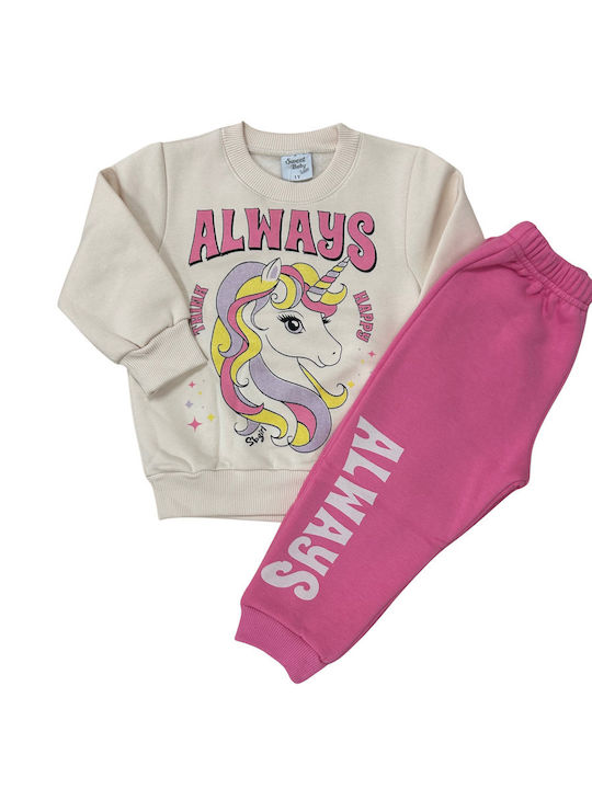 Kinder Sweatpants Set - Jogginganzug Beige