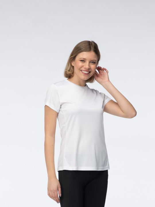 Women's T-shirt Fast Drying White