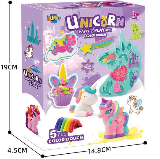 Luna Plasticine Playset for 3+ Years Old