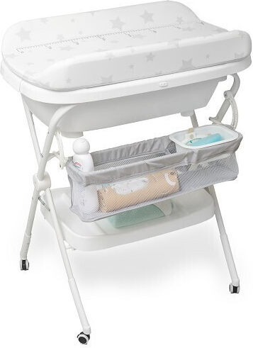 Interbaby Baby Bath And Changing Table Baby Estrellas White