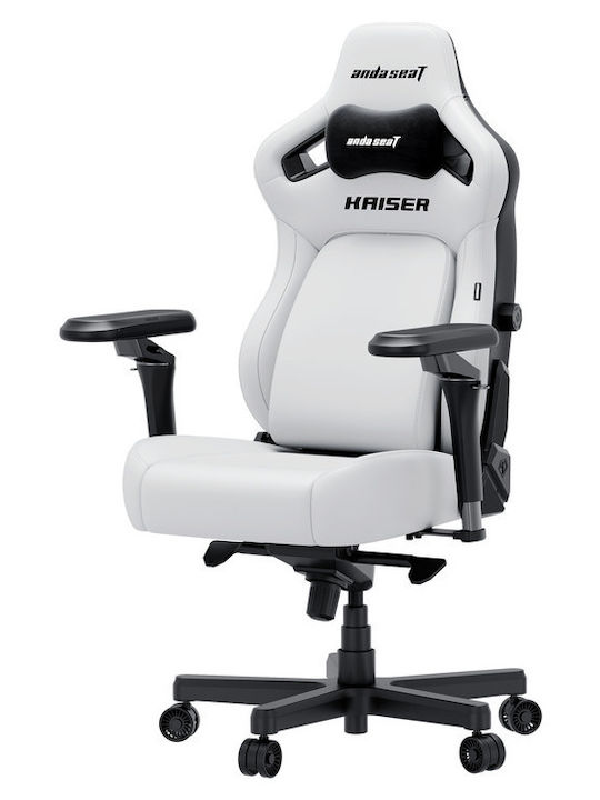 Anda Seat Kaiser-4 V2 XL Изкуствена Кожа Бял Геймърски Стол Anda Seat Kaiser-4 V2 XL Изкуствена Кожа Бял Геймърски Стол