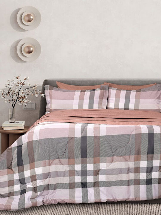 Palamaiki Bettwäsche-Set Überdoppel 230x260cm. Bed In A Bag B0693 4Stück