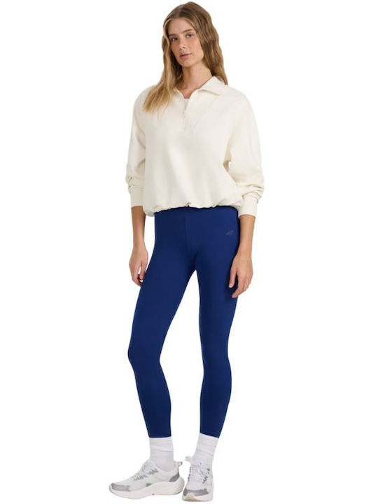 Cas F195 Women's Long Legging High Waisted Navy Blue