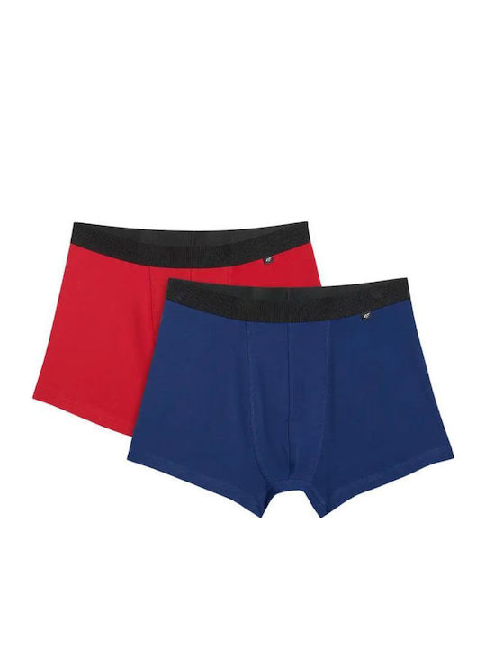4F M059 Herren Boxershorts Multicolor 2Packung