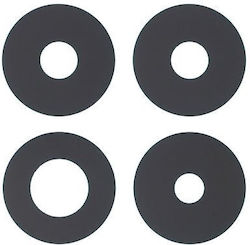 Τζαμάκι Κάμερας Back Camera Lens Xiaomi Redmi Note 14 Pro 4g Black 4pcs