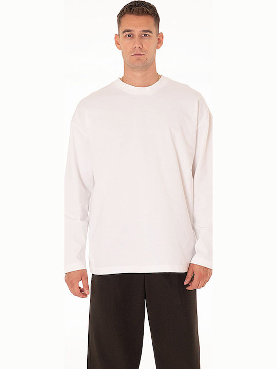 Nineteen Apparel Club Μπλούζα Μακρυμάνικη Λευκό