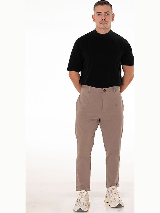 Trousers Chino in Slim Fit Beige