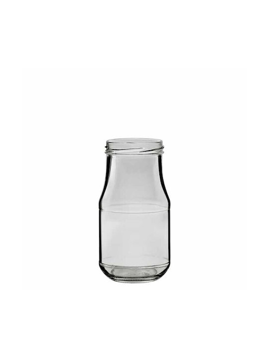 Homestyle General Use Jar with Lid Glass Grey 440ml 1 Piece