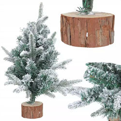 Schneebedecktes Weihnachtsdekorationen mit Bäumen 50cm Schneebedecktes Weihnachtsdekorationen mit Bäumen 50cm