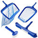 Vevor Complete Pool Cleaning Set 4-in-1 2 Brushes 2 Leaf Nets Without Poles Bcgycqjtjycqoqbuj001v0