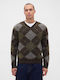 Langarm Pullover Dusty Olive
