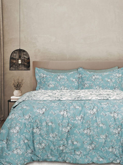 Palamaiki Σετ Υπέρδιπλο 230x260εκ. B0698 Τιρκουάζ 5τμχ Palamaiki Σετ Υπέρδιπλο 230x260εκ. B0698 Τιρκουάζ 5τμχ
