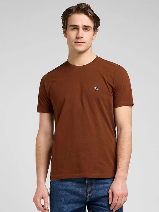 Lee Patch Logo Тениска Luxe Brown, Brown