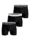 Herren Boxershorts Schwarz 3Packung