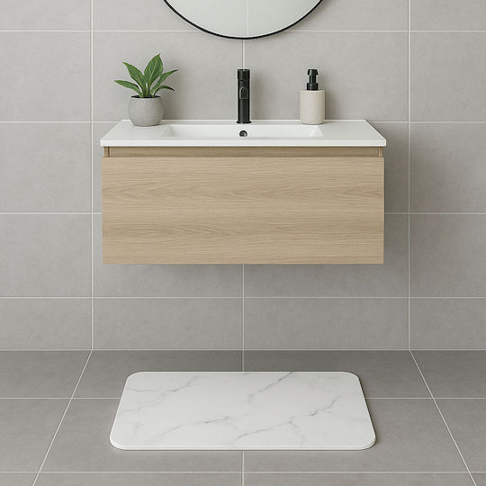 Felhome Non-Slip Bath Mat FELEK7129250 White 45x35cm