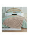 Chios Hellas Κουβέρτα Βελουτέ Μονή 150x200εκ. Beige