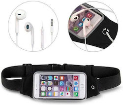 Waterproof Running Pocket Sport Gym Case Bag Pouch Cover Waist Belt Mobile Phone Case Up To 6.00" Black
