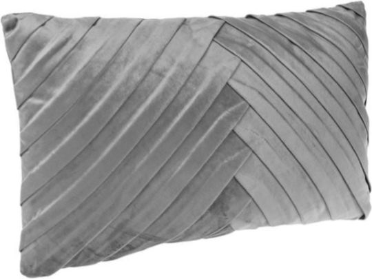 Sofa-Kissen aus Samt Grau 30x50cm