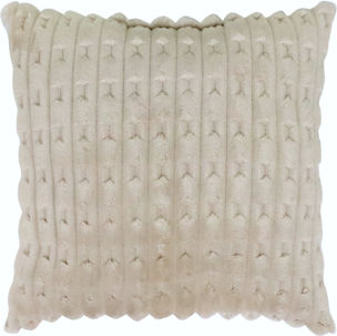 TnS Sofa Cushion Fleece Beige 42x42cm