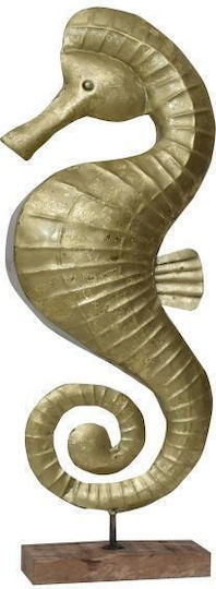 Decorative Seahorse made of Metal 20x10x65cm 1pcs