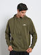 Cardigan with Khaki Hood