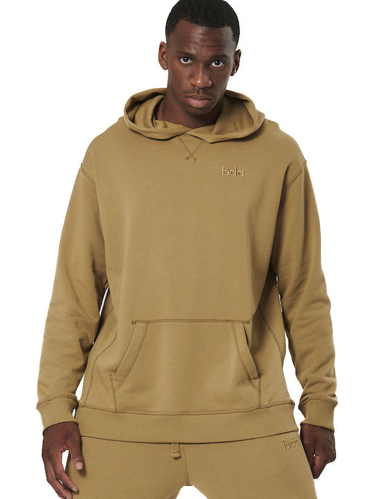 Body Action Sweatshirt mit Kapuze Braun