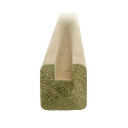 Showood Zaunrahmen für Gartenzaun aus Holz 4.5x4.5x420cm 1Stück Green