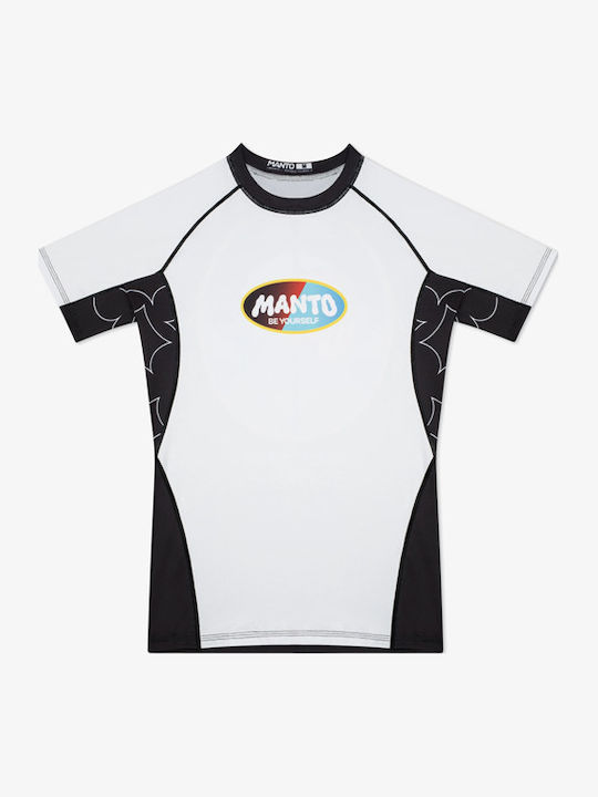 Manto Ανδρική Κοντομάνικη Μπλούζα MN-R936-BK για Jiu-Jitsu Μαύρη