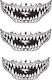 Set 3 Semi-permanent Tattoos Zola Halloween Venom Model