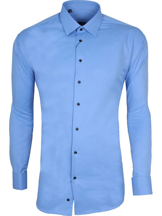 Stef&Than Baumwolle Hemd Hellblau