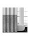 Guy Laroche Safari Shower Curtain Fabric with Hooks 180x185cm Anthracite