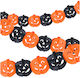 Ghirlandă Decorativă Dovleac Zola 3 M Halloween 17,5 × 17,5 Cm Hârtie Portocaliu Negru