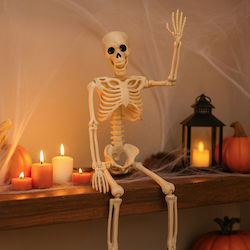 Halloween Skeleton Decoration Zola 40 Cm Hanger Abs White
