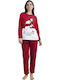 Disney Winter Women's Pyjama Set Red Dalmatian