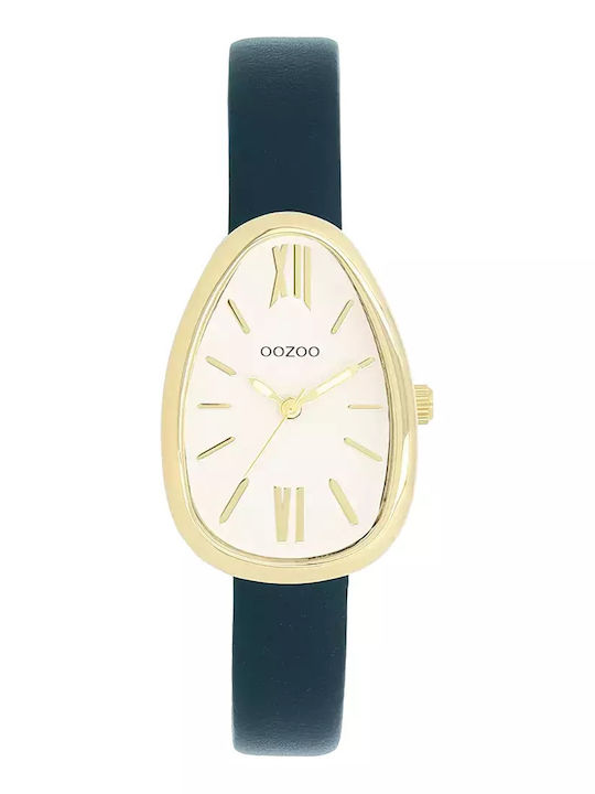 Oozoo Women'S Watch 31mm Battery With Blue Leather Strap