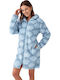 Promise Winter Women's Robe Light Blue