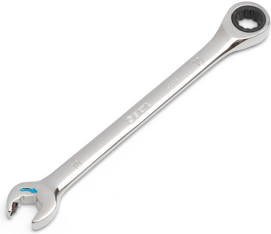 German Polygon Double Ratchet Ring 9mm Ratchet Operation On Both Sides Requires Only 5° To Unscrew The Elegant Head Design Allows Access To Tight Spots Where A Ratchet Does Not Fit Unscrewing Without Removing The Wrench