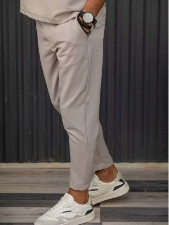 Henry Clothing Παντελόνι Ελαστικό σε Loose Εφαρ...