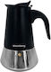 Klausberg Μπρίκι Espresso 4cups Inox Μαύρο