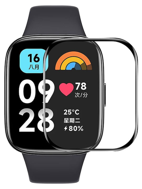 Vollflächen-Hybrid-Film Xiaomi Redmi Uhr 3 Active Watch 3 Lite Schwarze Oem