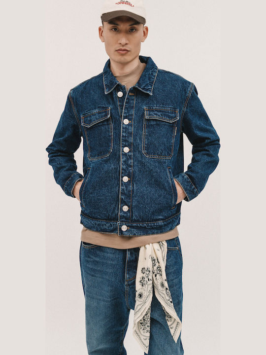 Geacă Denim Albastră