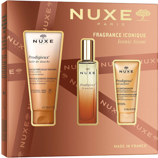 Nuxe Prodigieux Women's Set with Eau de Parfum and Shower Gel 3pcs