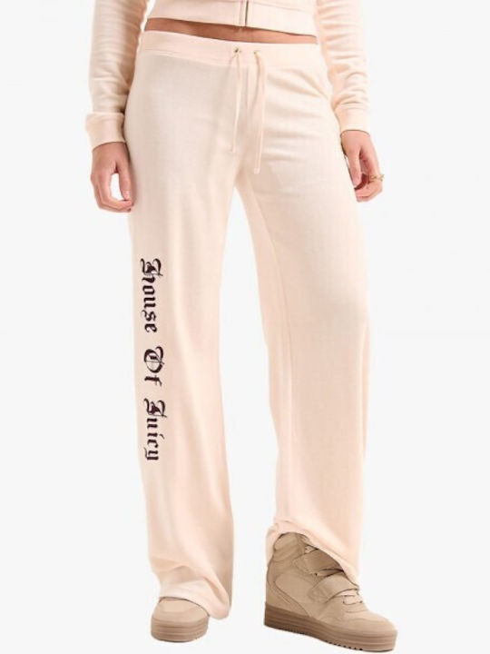 Sweatpants Velvet Pink Champagne