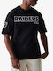 New Era Men Las Vegas Raiders NFL Wordmark Oversized T-shirt Black 60684359