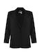 Mat Fashion Women's Blazer Black